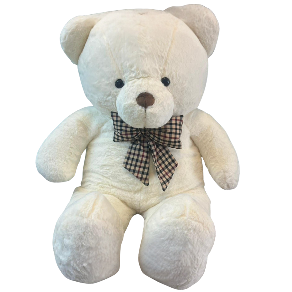 Make any surprise feel warmer with this large brown teddy bear, designed as a soft and memorable gift for birthdays, anniversaries, romantic occasions, or sweet everyday surprises. Its plush texture, classic ribbon detail, and oversized look make it a perfect add-on for flower delivery or a thoughtful gift on its own in Chiang Mai.